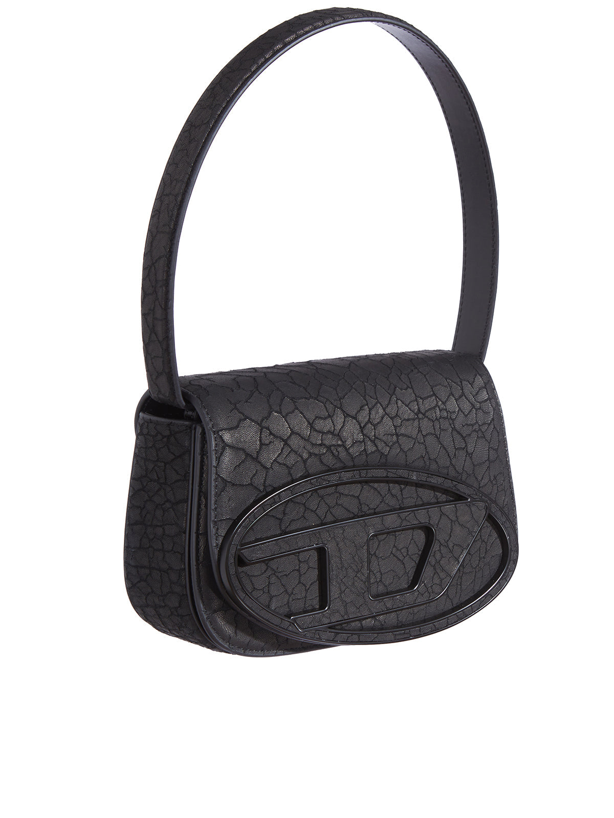 1DR CRACKED LEATHER BAG