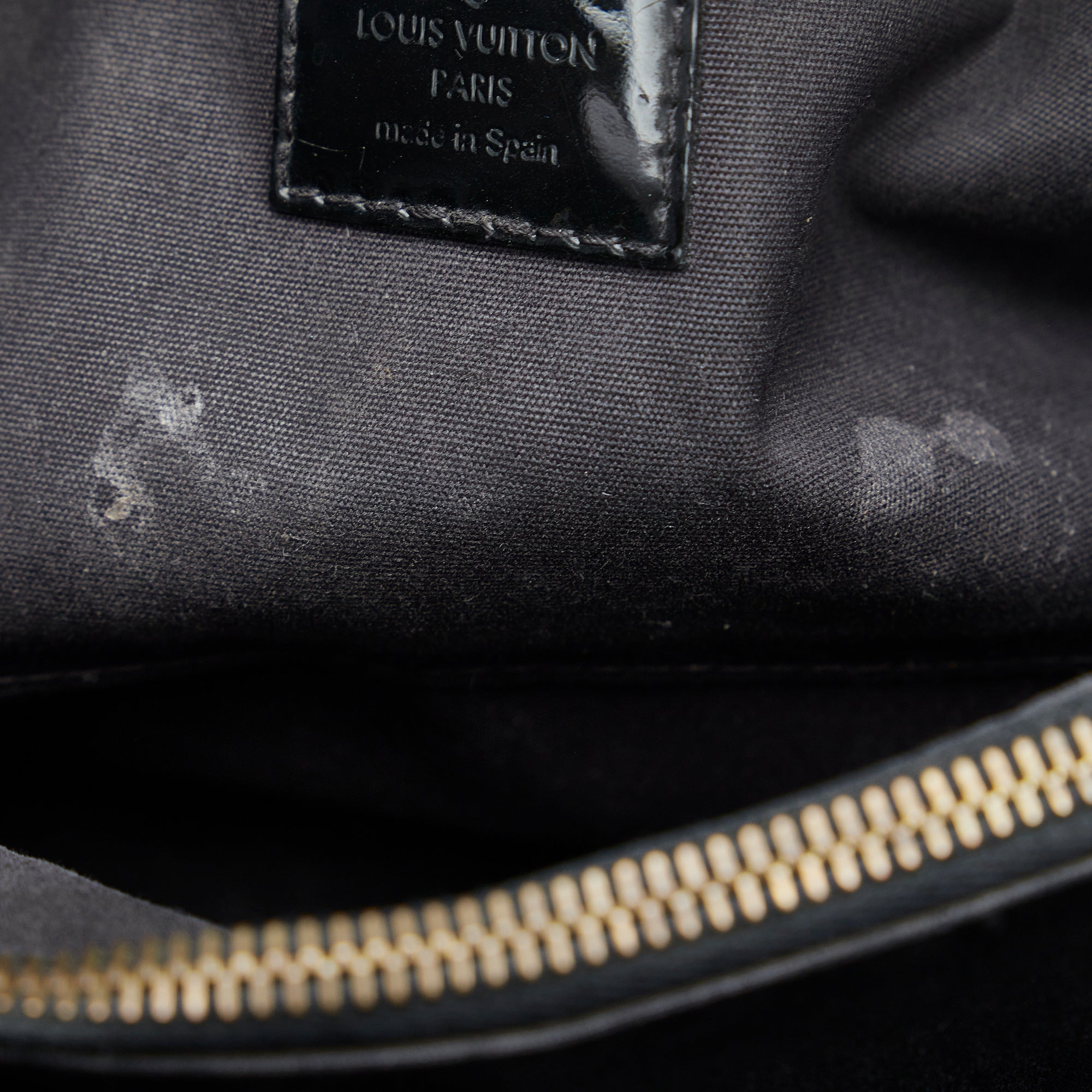 Louis Vuitton Montaigne BB Black Vernis