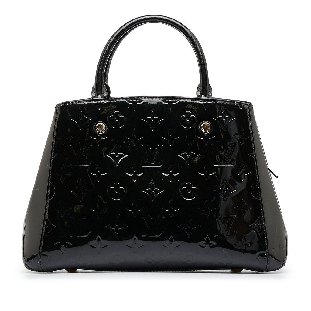 Louis Vuitton Montaigne BB Black Vernis