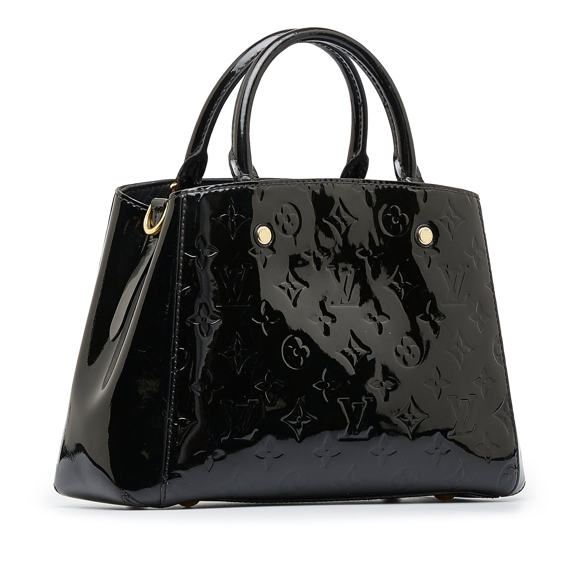Louis Vuitton Montaigne BB Black Vernis