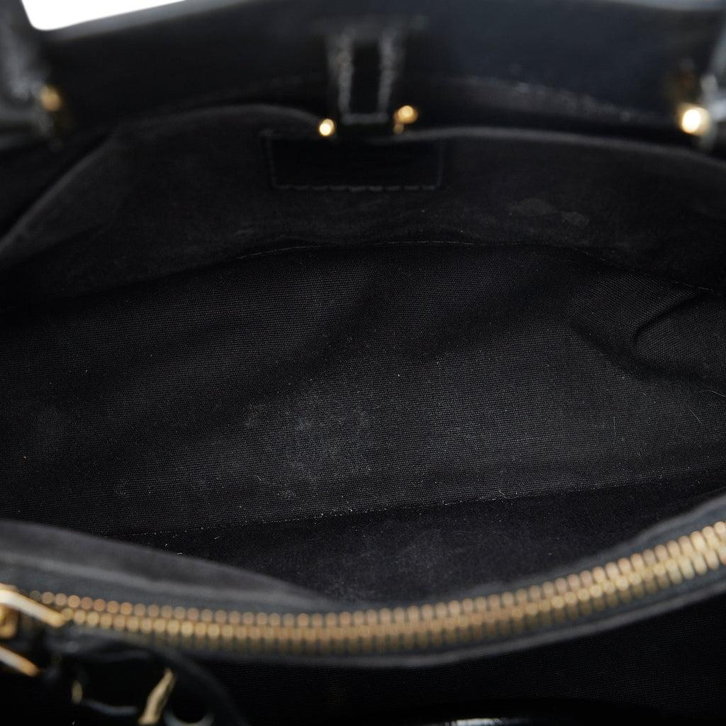 Louis Vuitton Montaigne BB Black Vernis