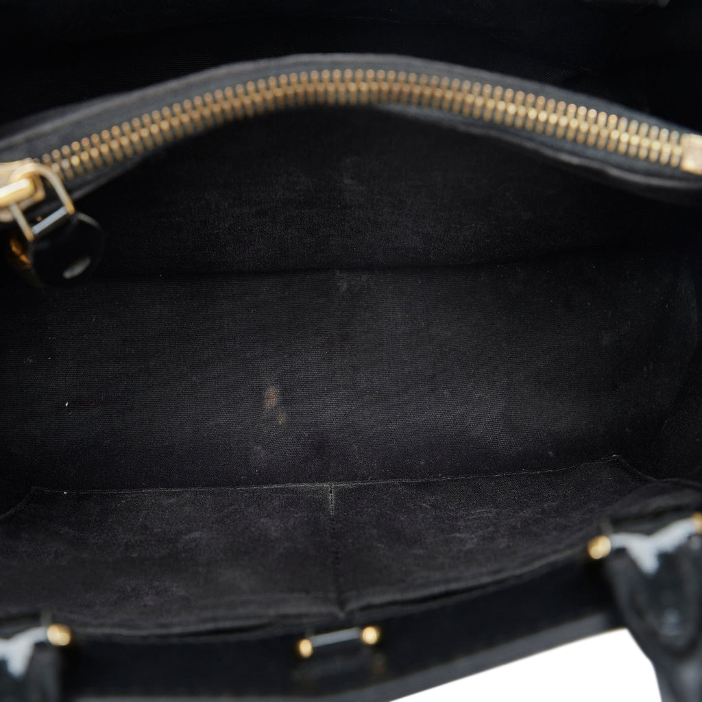 Louis Vuitton Montaigne BB Black Vernis