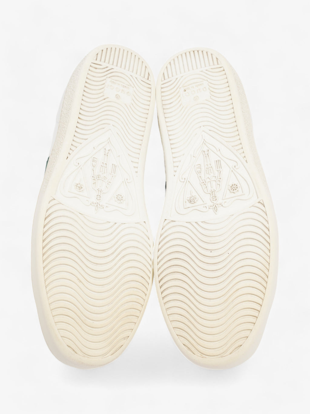 Gucci Ace Embroidered Bee Sneakers White / Green / Red Leather EU 37 UK 4