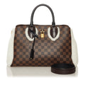 Louis Vuitton Normandy Shearling Damier Ebene Canvas