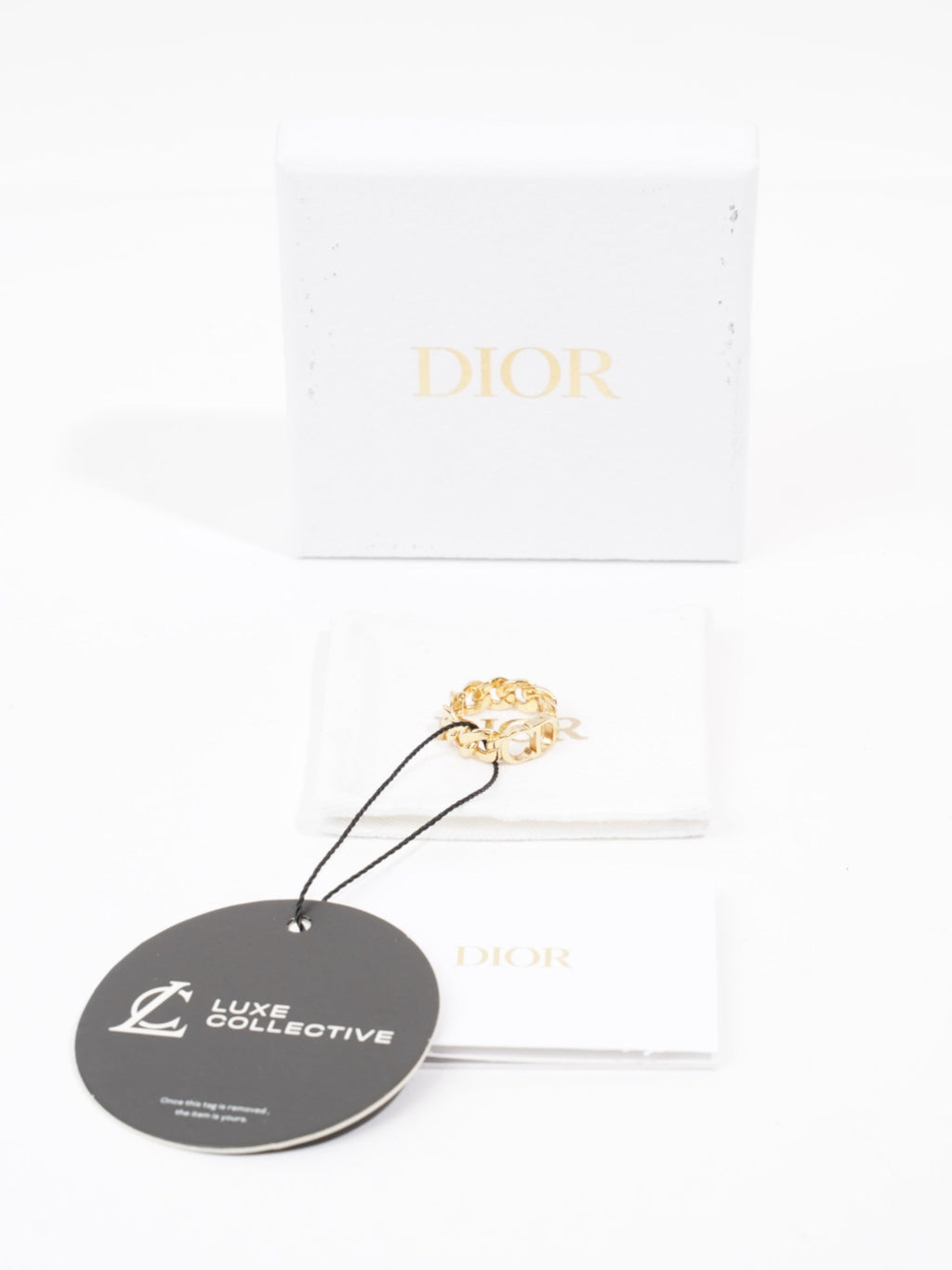 Christian Dior Danseuse è„¡toile Ring Gold Base Metal M (52mm)
