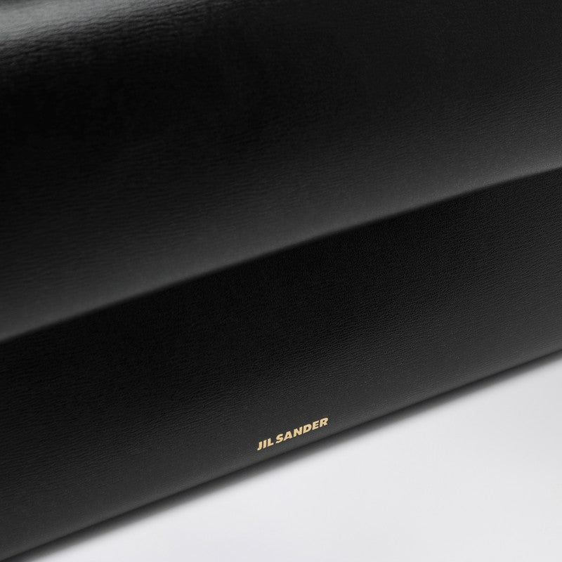 Jil Sander Folded Small Clutch Bag Black Women