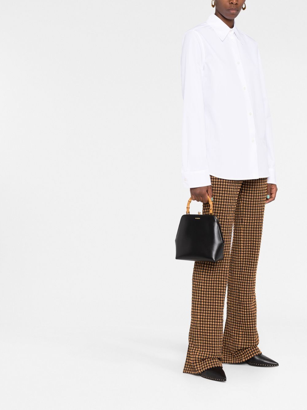 GOJI SQUARE BAMBOO SMALL HANDBAG