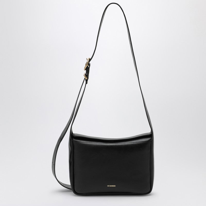 Jil Sander Flap Mini Black Shoulder Bag Women