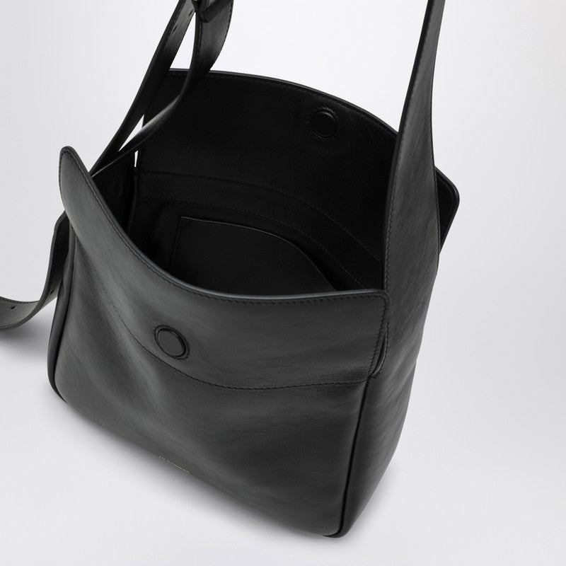 Jil Sander Flap Mini Black Shoulder Bag Women