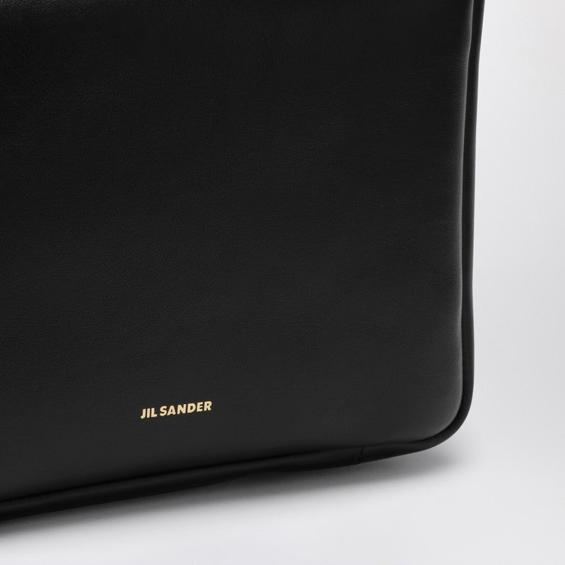 Jil Sander Flap Mini Black Shoulder Bag Women