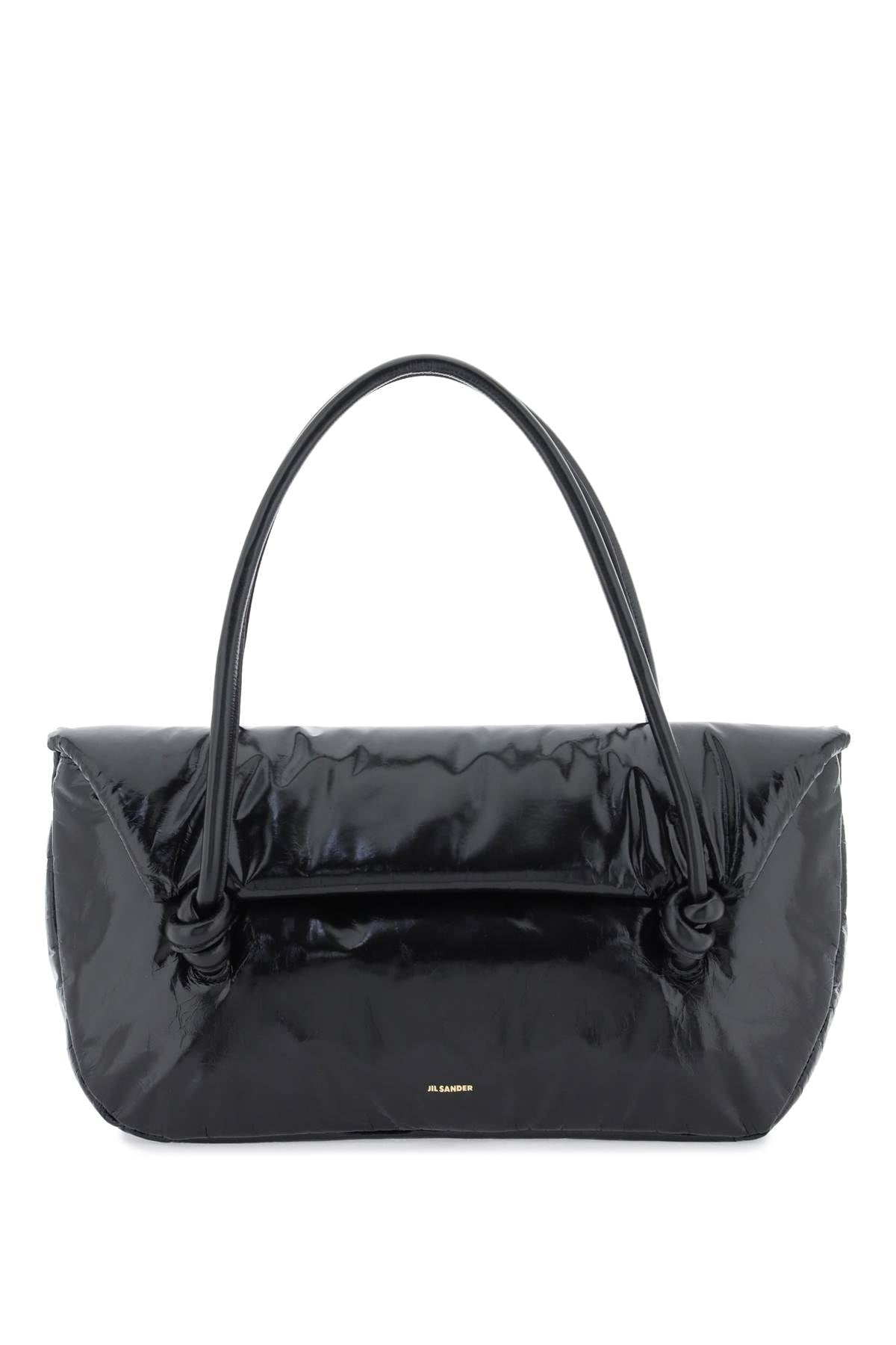 Jil Sander Padded Leather Shoulder Bag Women