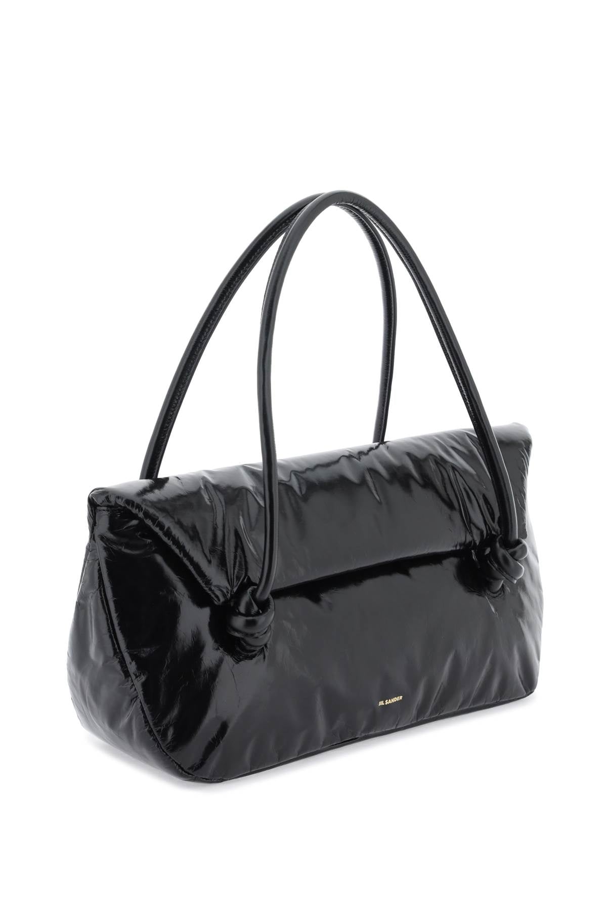 Jil Sander Padded Leather Shoulder Bag Women