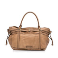 Tan Burberry Bridle Leather Tote