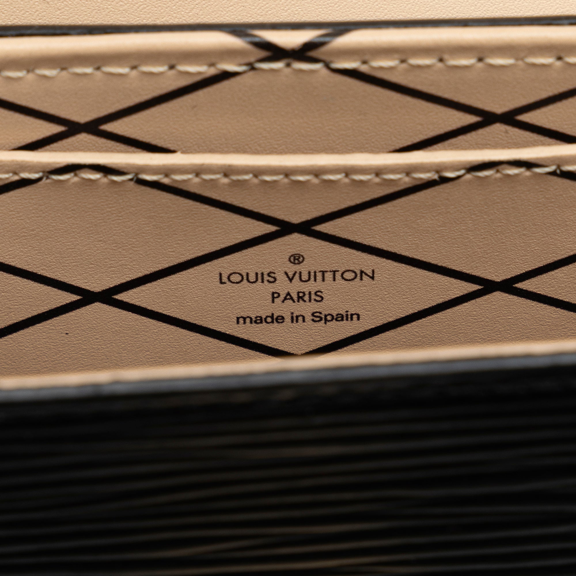 Black Louis Vuitton Epi Vertical Trunk Pochette Crossbody Bag