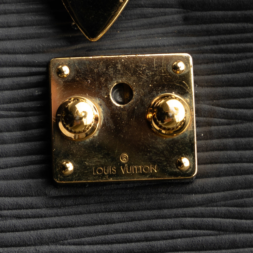 Black Louis Vuitton Epi Vertical Trunk Pochette Crossbody Bag