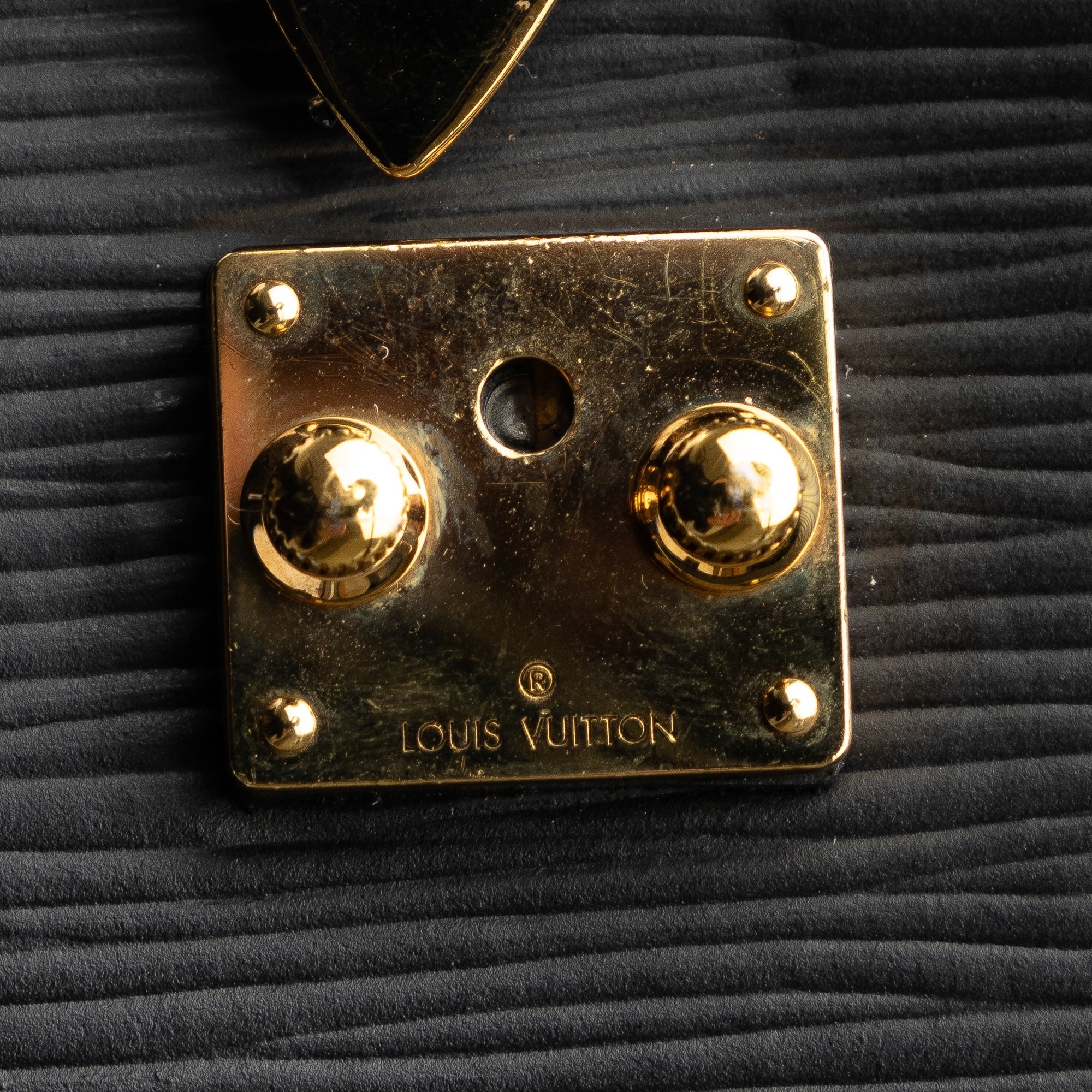 Black Louis Vuitton Epi Vertical Trunk Pochette Crossbody Bag
