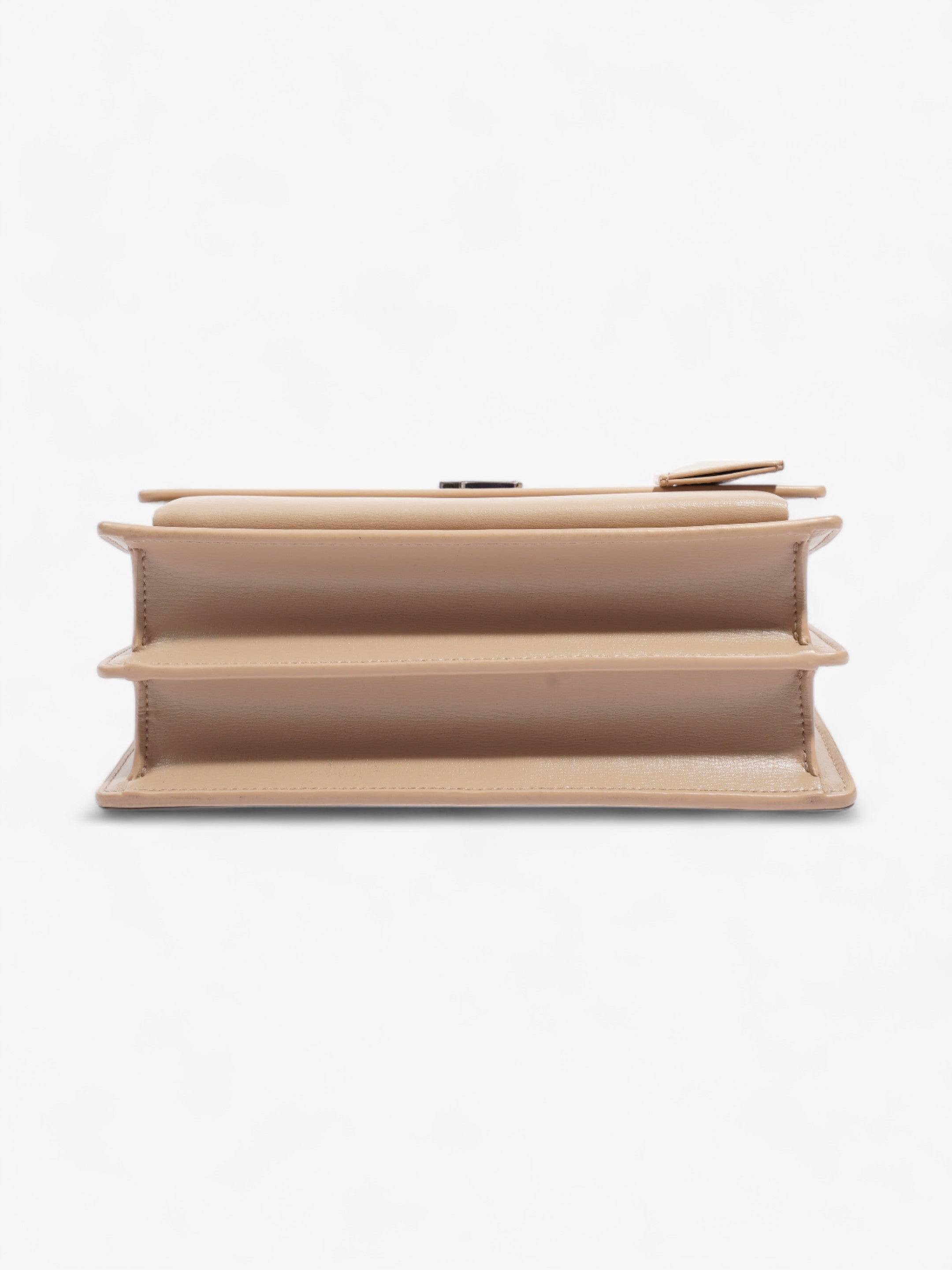 Saint Laurent Sunset Dark Beige Leather Medium