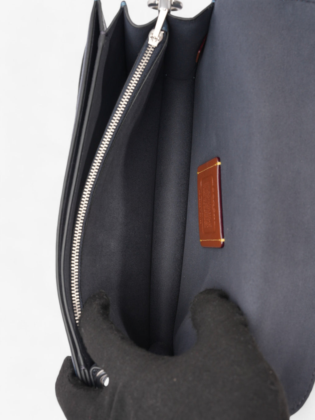 Coach Tabby Petrole Blue Leather 26