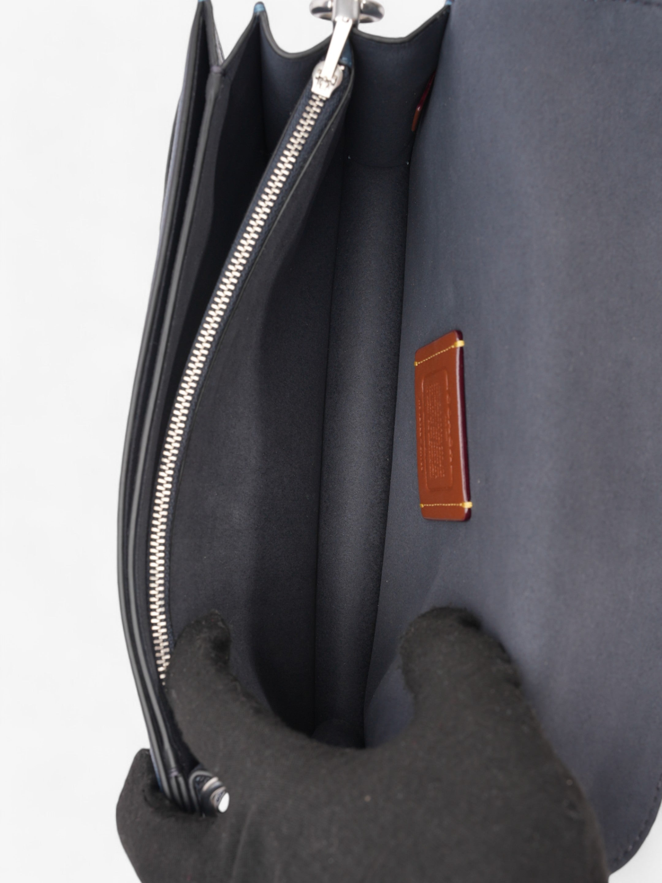 Coach Tabby Petrole Blue Leather 26