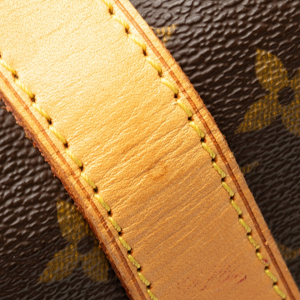 Brown Louis Vuitton Monogram Keepall 60 Travel Bag