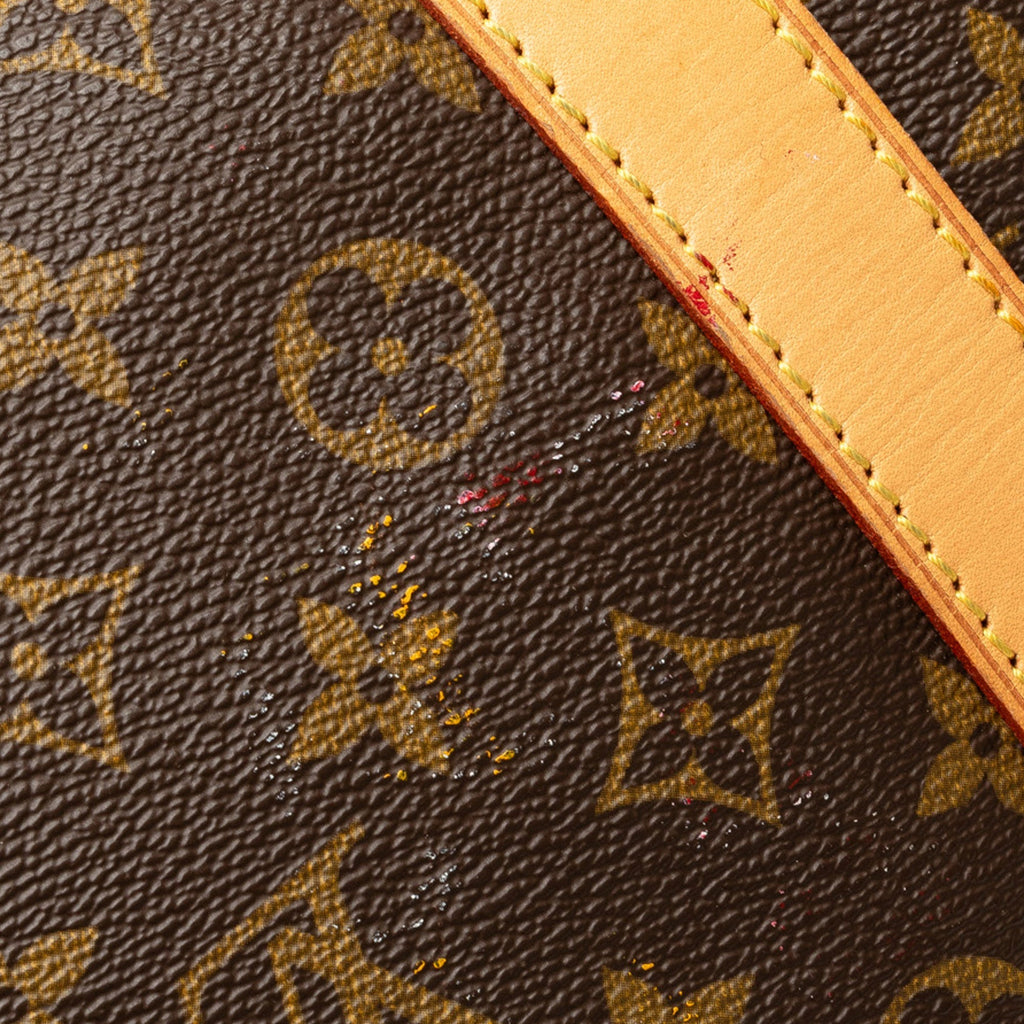 Brown Louis Vuitton Monogram Keepall 60 Travel Bag