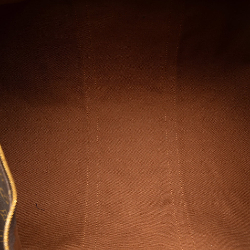 Brown Louis Vuitton Monogram Keepall 60 Travel Bag