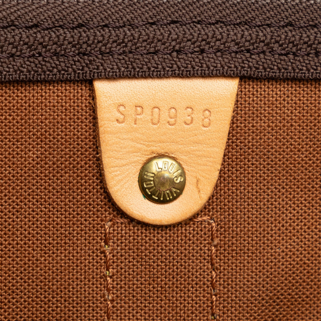 Brown Louis Vuitton Monogram Keepall 60 Travel Bag