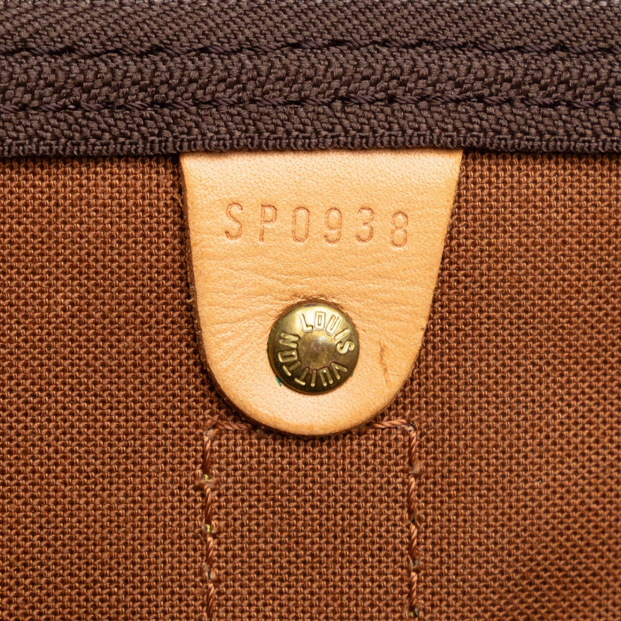 Brown Louis Vuitton Monogram Keepall 60 Travel Bag