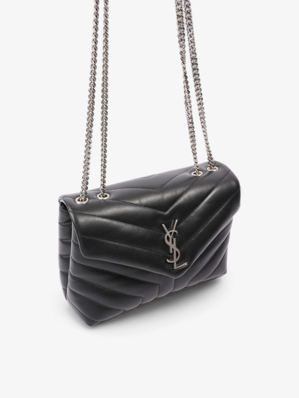 Saint Laurent LouLou Black Leather Small