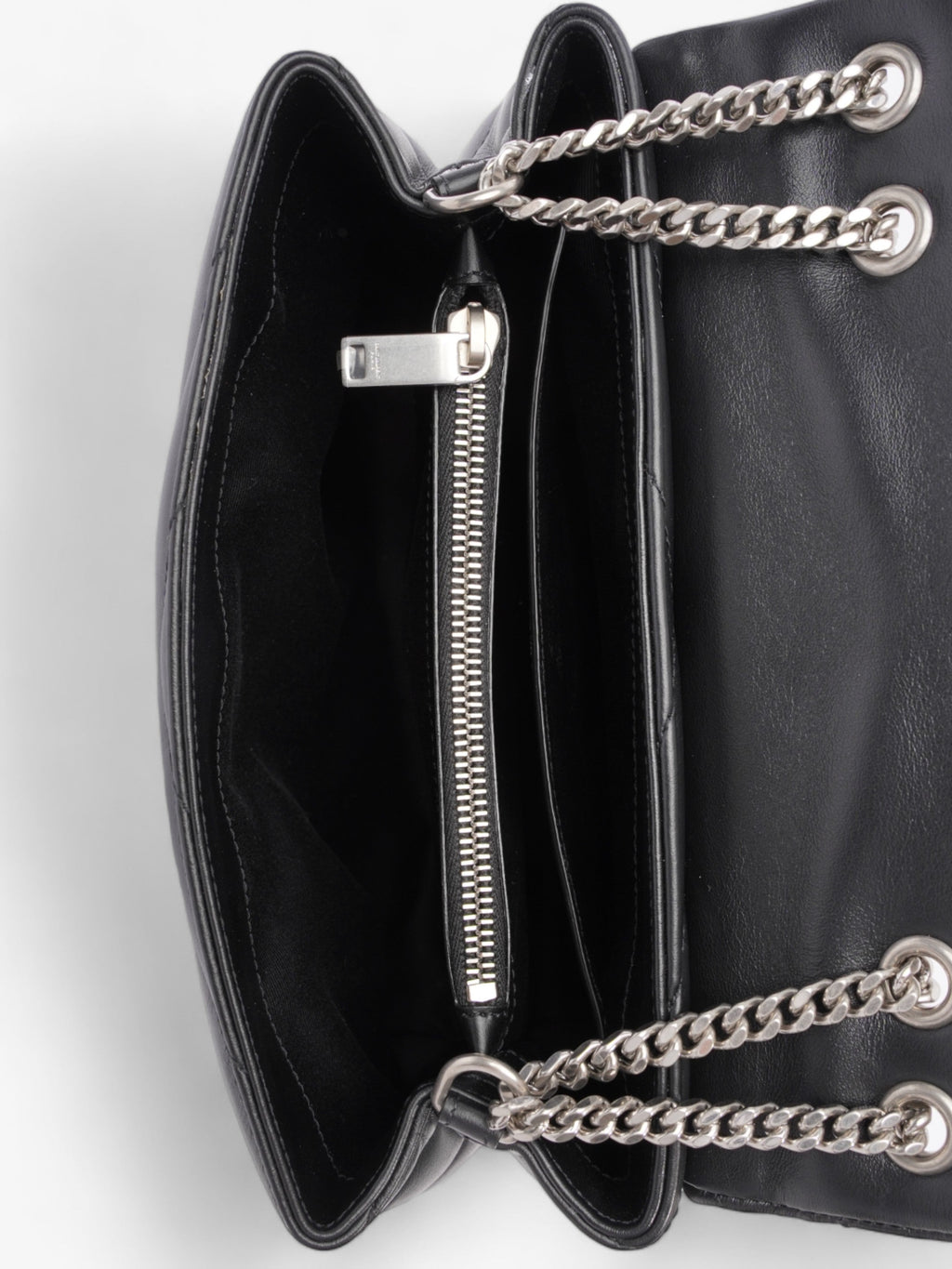 Saint Laurent LouLou Black Leather Small