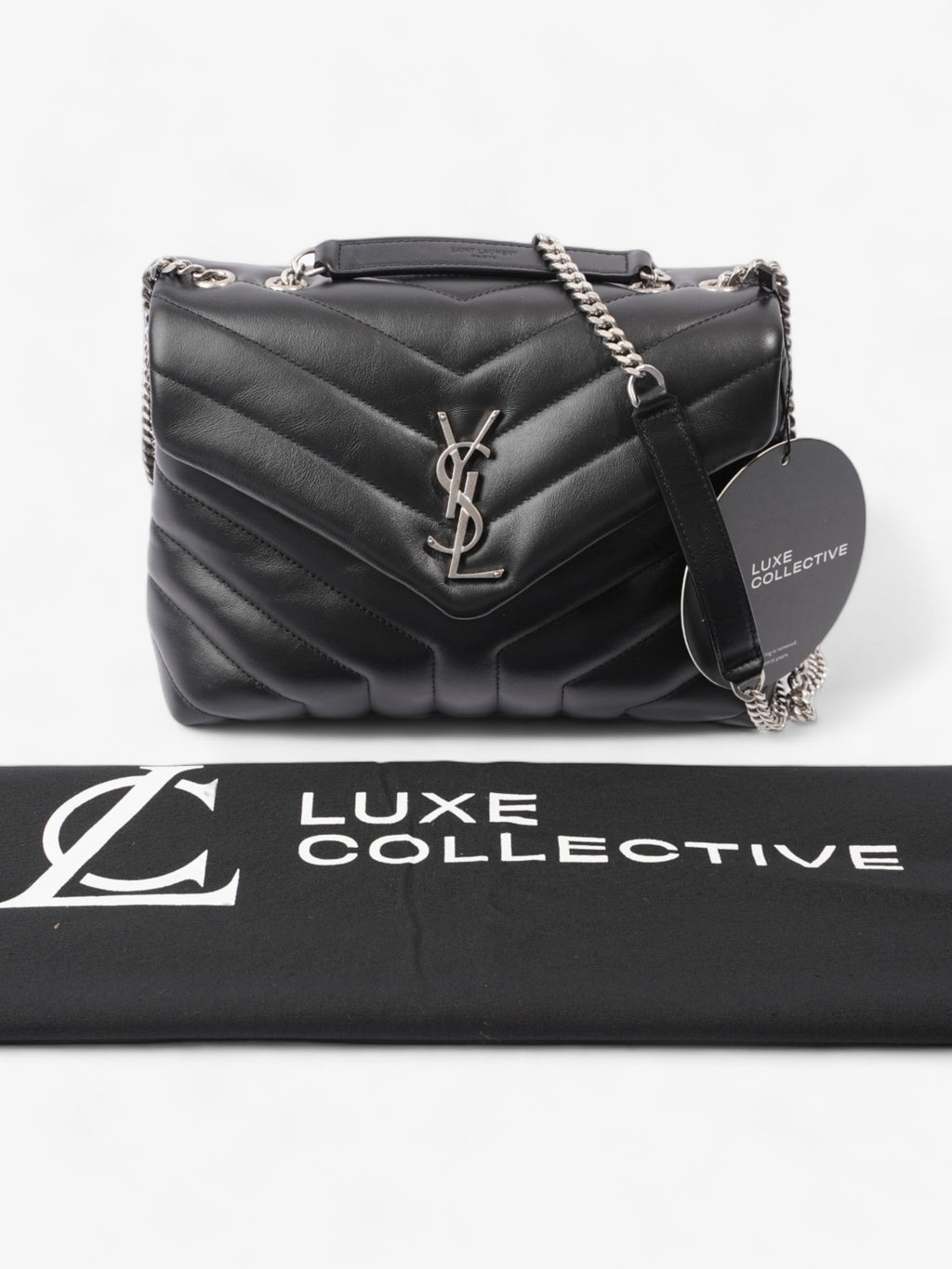 Saint Laurent LouLou Black Leather Small