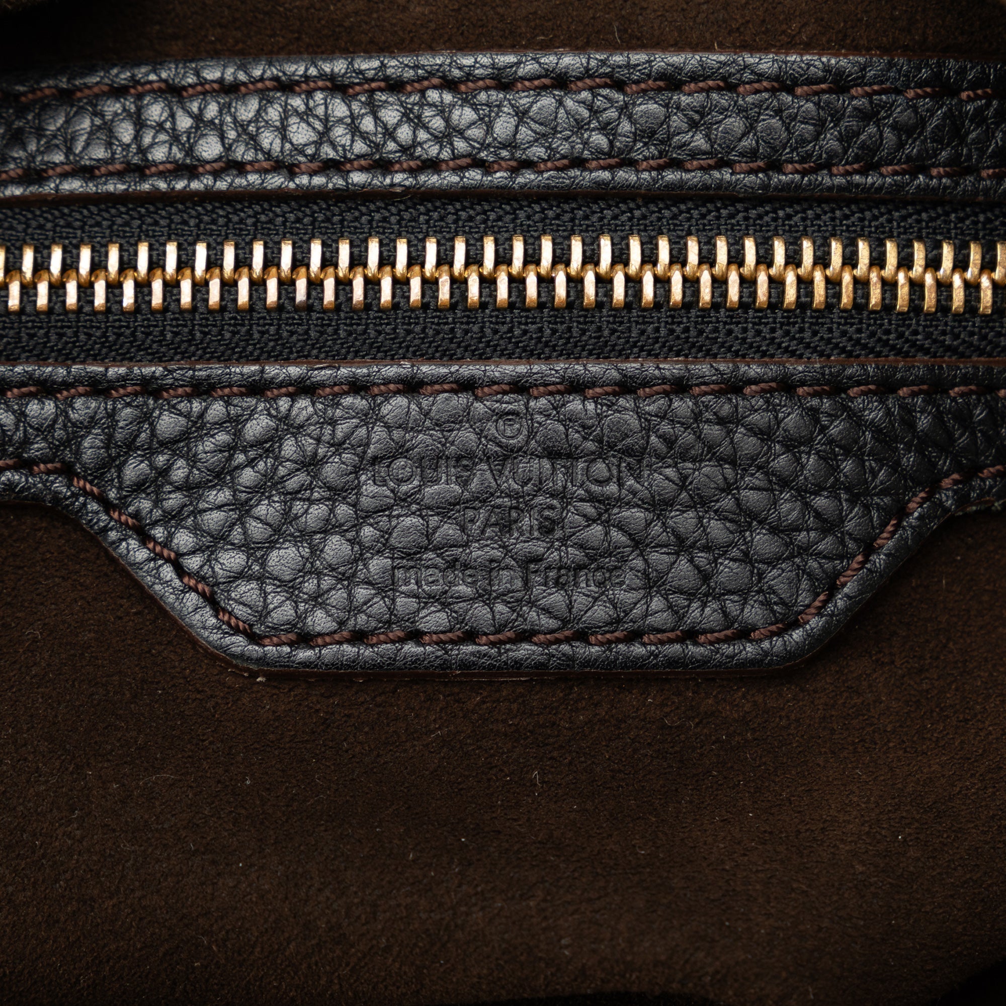 Black Louis Vuitton Monogram Mahina XL Hobo Bag