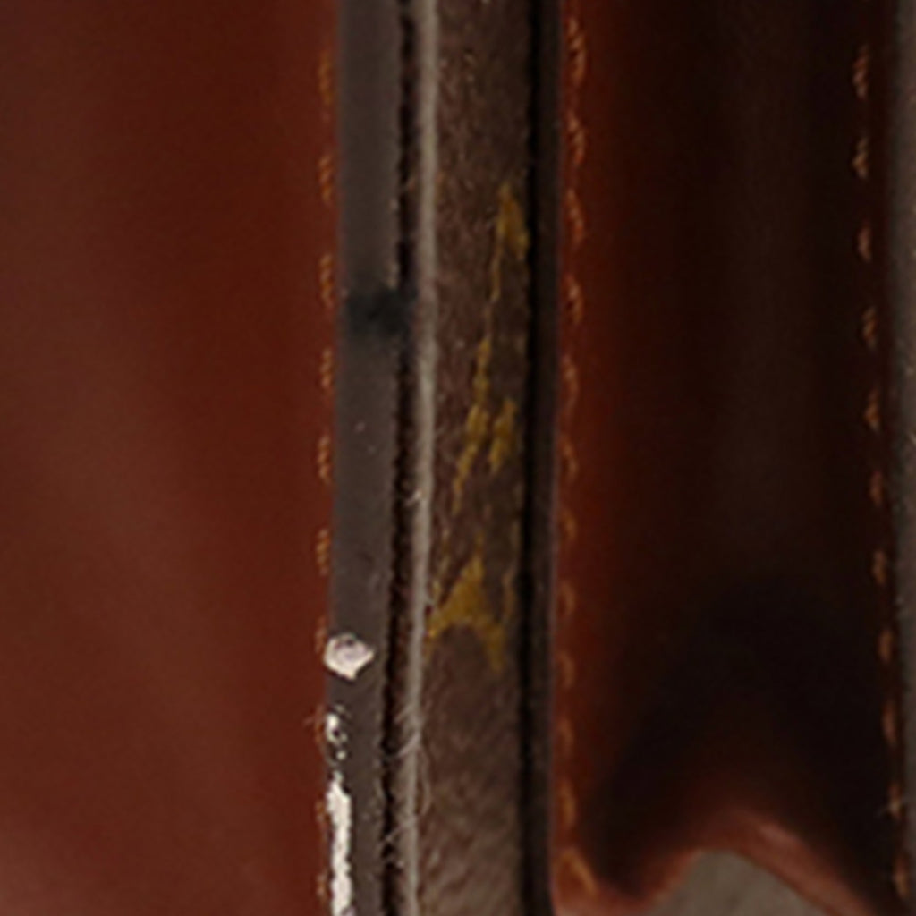 Brown Louis Vuitton Monogram Monceau 28 Satchel