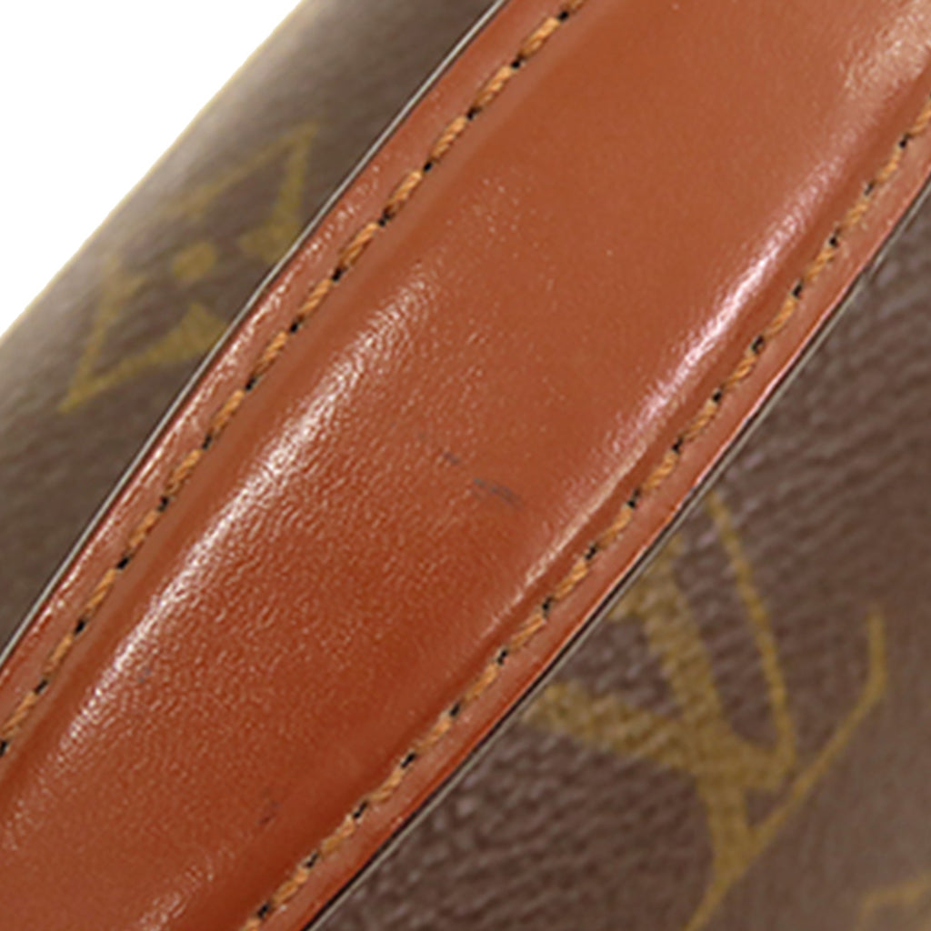 Brown Louis Vuitton Monogram Monceau 28 Satchel