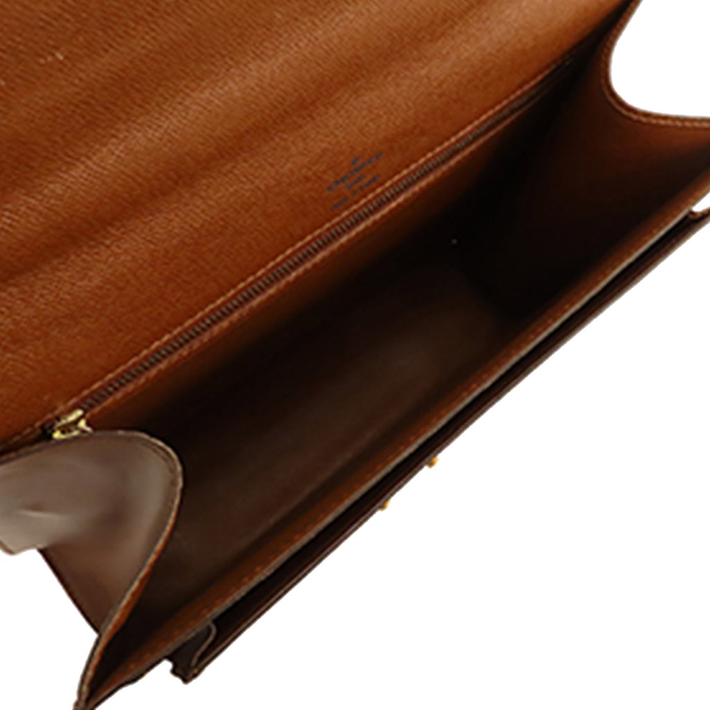 Brown Louis Vuitton Monogram Monceau 28 Satchel