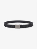 Burberry Reversible Belt Charcoal / Graphite Coated Canvas 100cm 40"