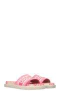 CHRISTIAN DIOR Toile De Jouy Sandals Neon Pink
