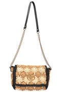GUCCI Marmont Bag Raffia Beige