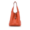 HermÃƒÆ’Ã‚Â¨s Picotin 23 Orange Clemence Palladium