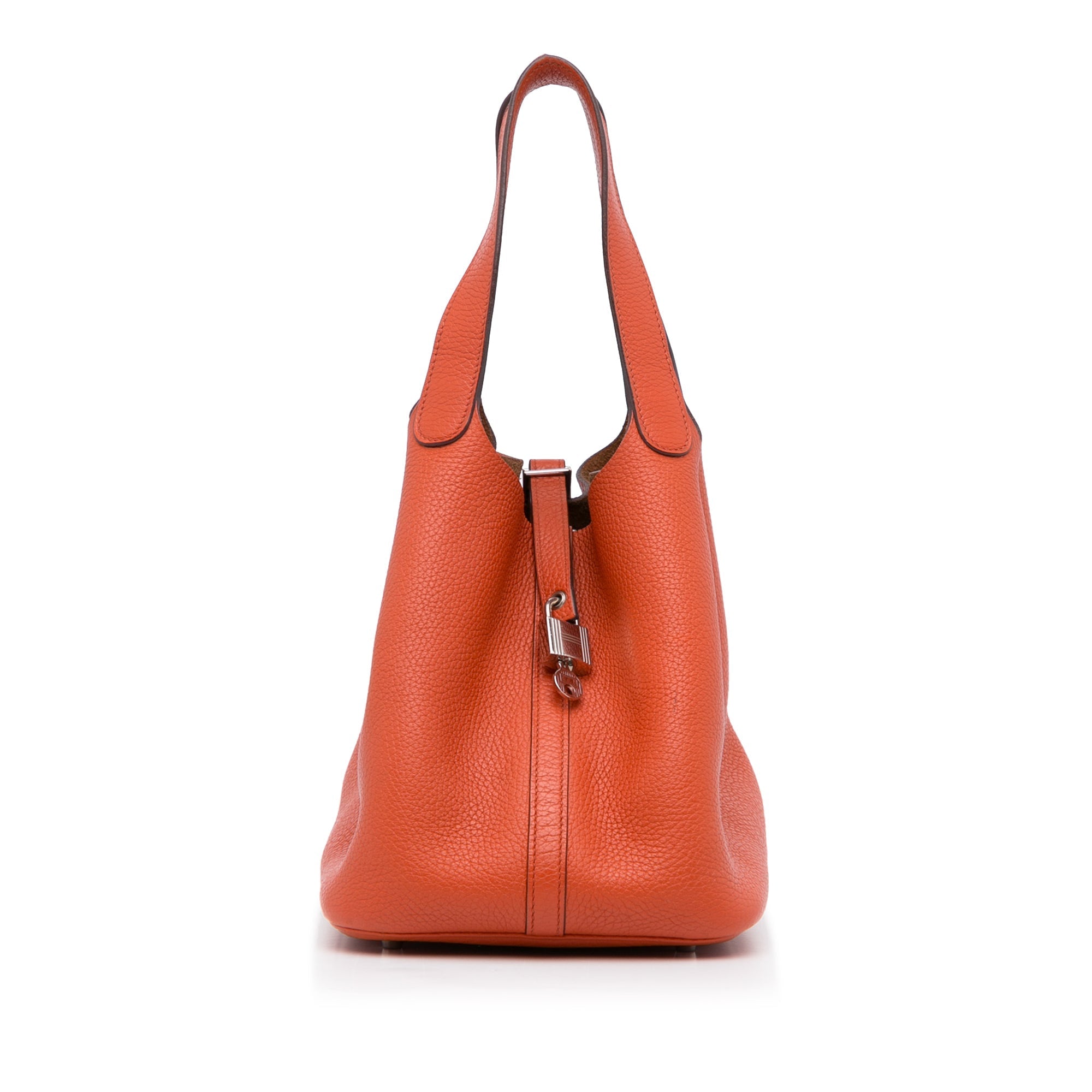 HermÃƒÆ’Ã‚Â¨s Picotin 23 Orange Clemence Palladium