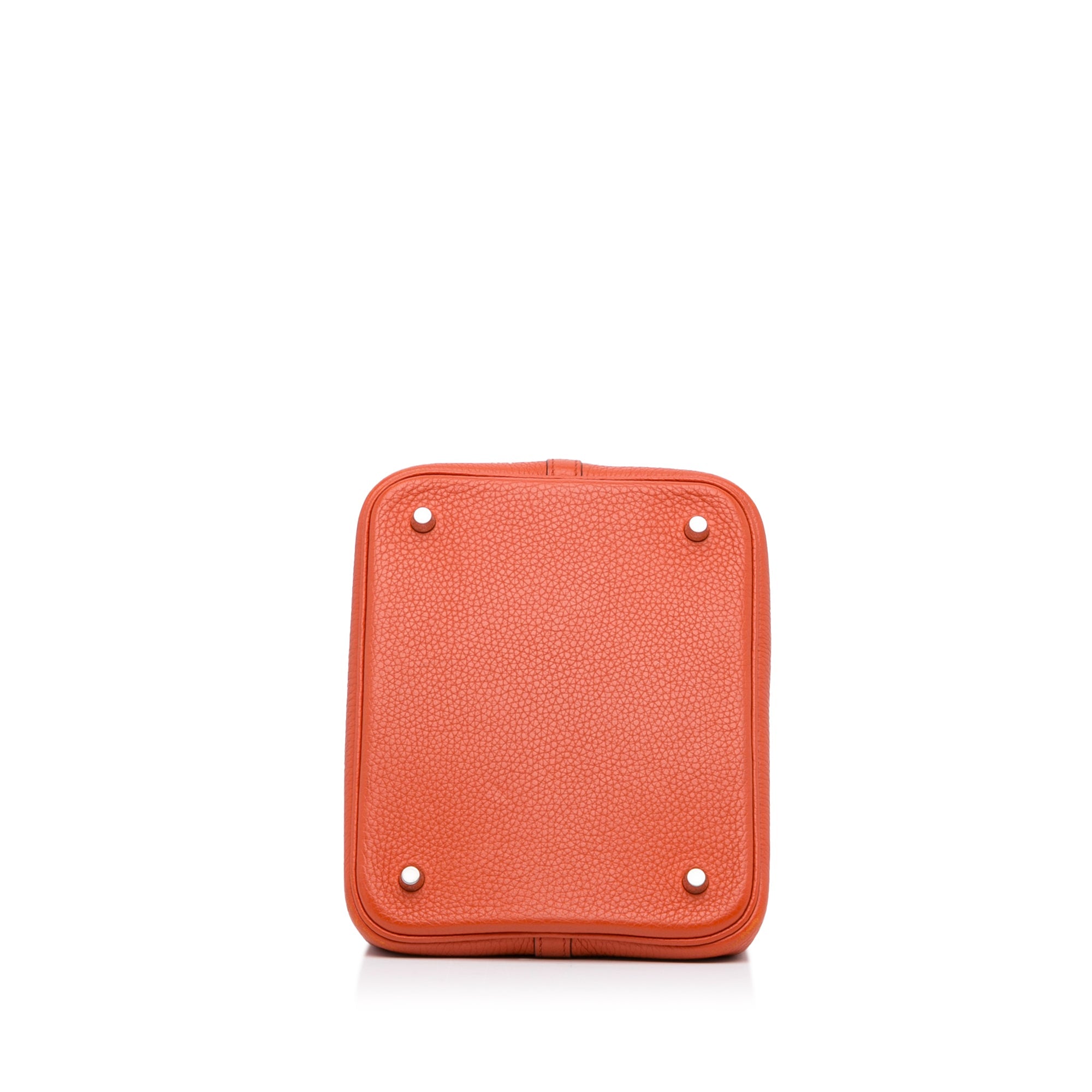 HermÃƒÆ’Ã‚Â¨s Picotin 23 Orange Clemence Palladium