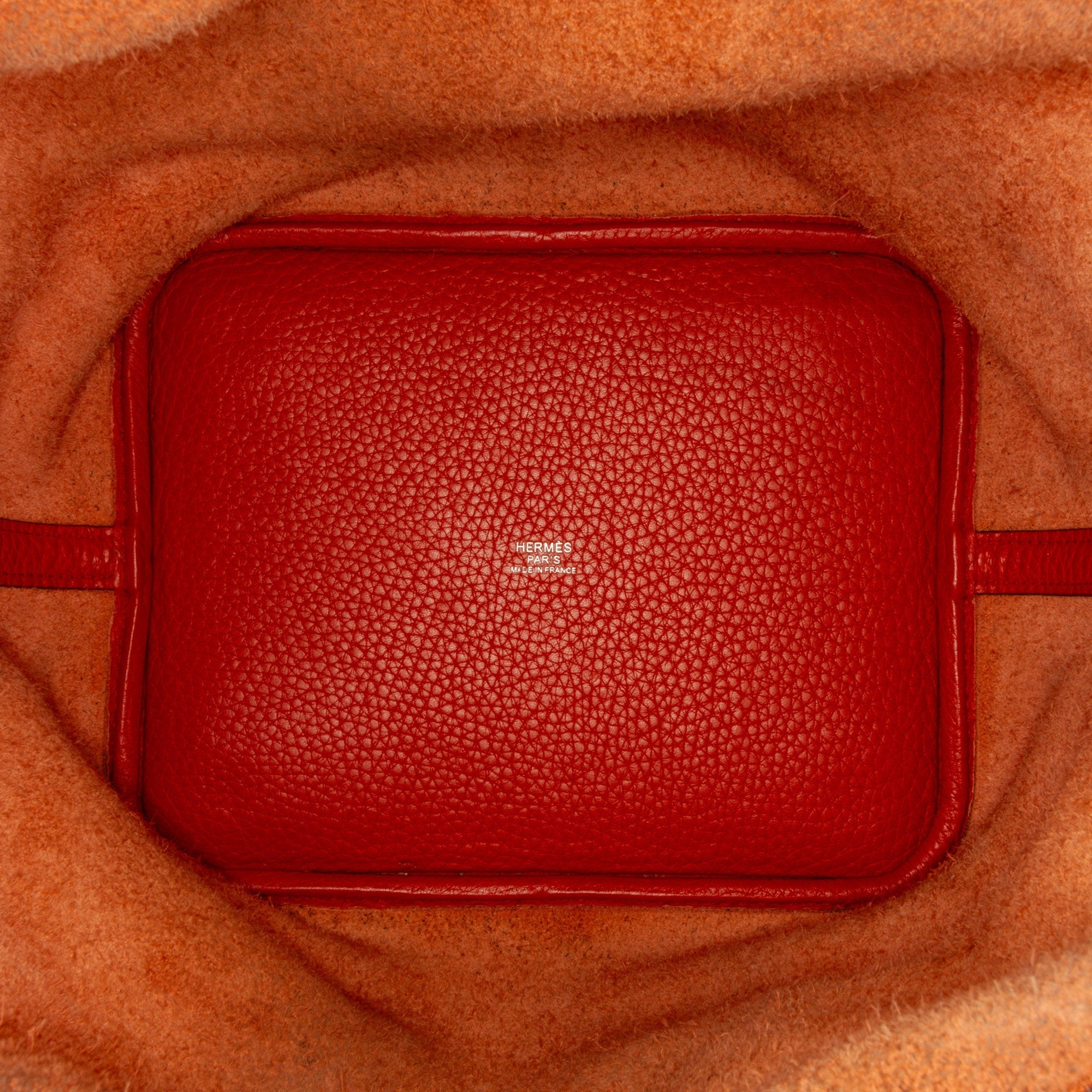 HermÃƒÆ’Ã‚Â¨s Picotin 23 Orange Clemence Palladium