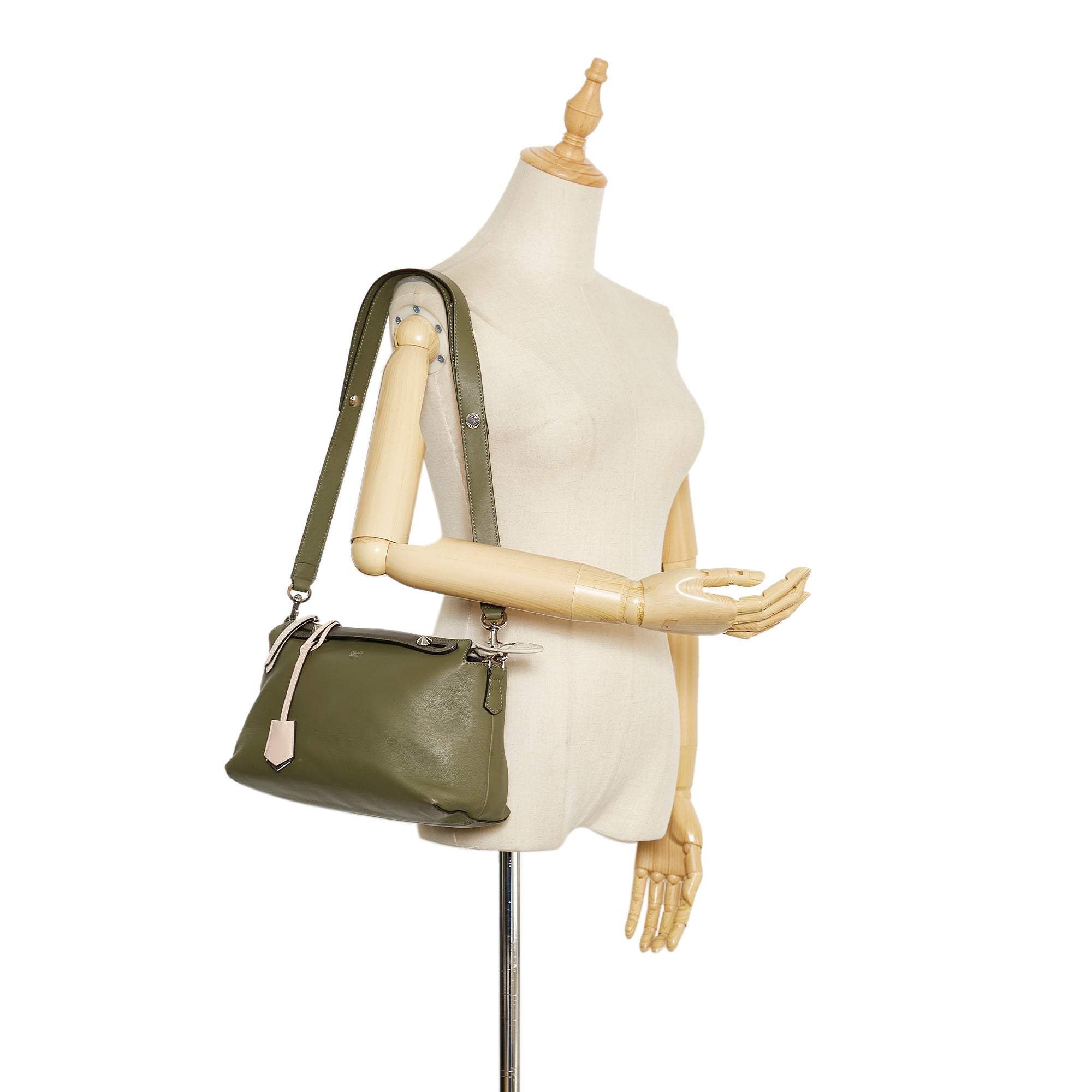 Fendi By The Way  Green Leather