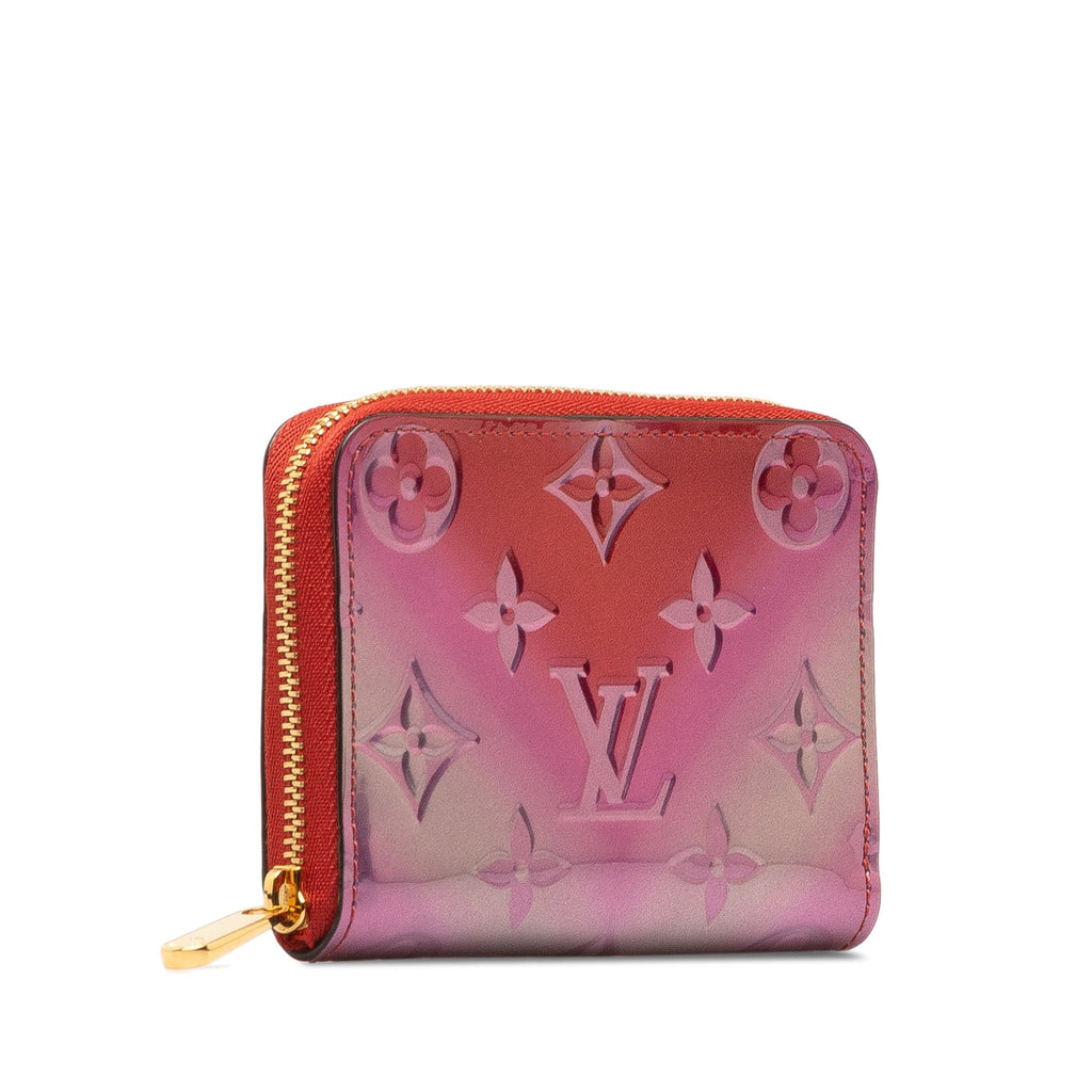 Purple Louis Vuitton Monogram Vernis Degrade Zippy Coin Pouch