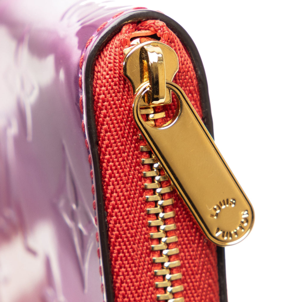 Purple Louis Vuitton Monogram Vernis Degrade Zippy Coin Pouch