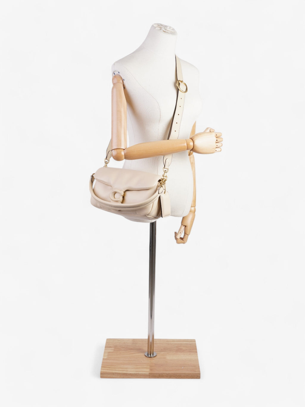 Coach Pillow Tabby Ivory Nappa Leather 26