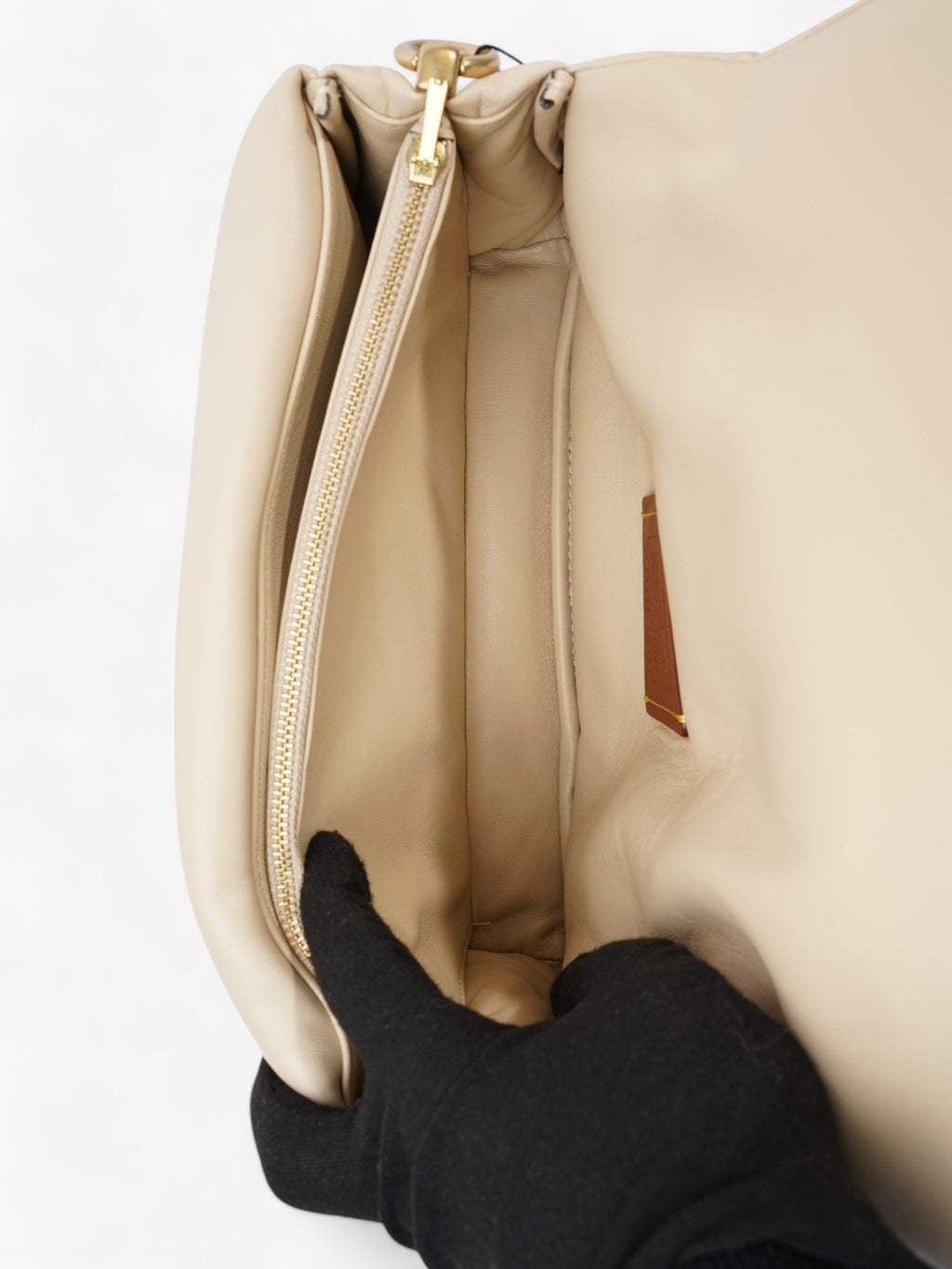 Coach Pillow Tabby Ivory Nappa Leather 26