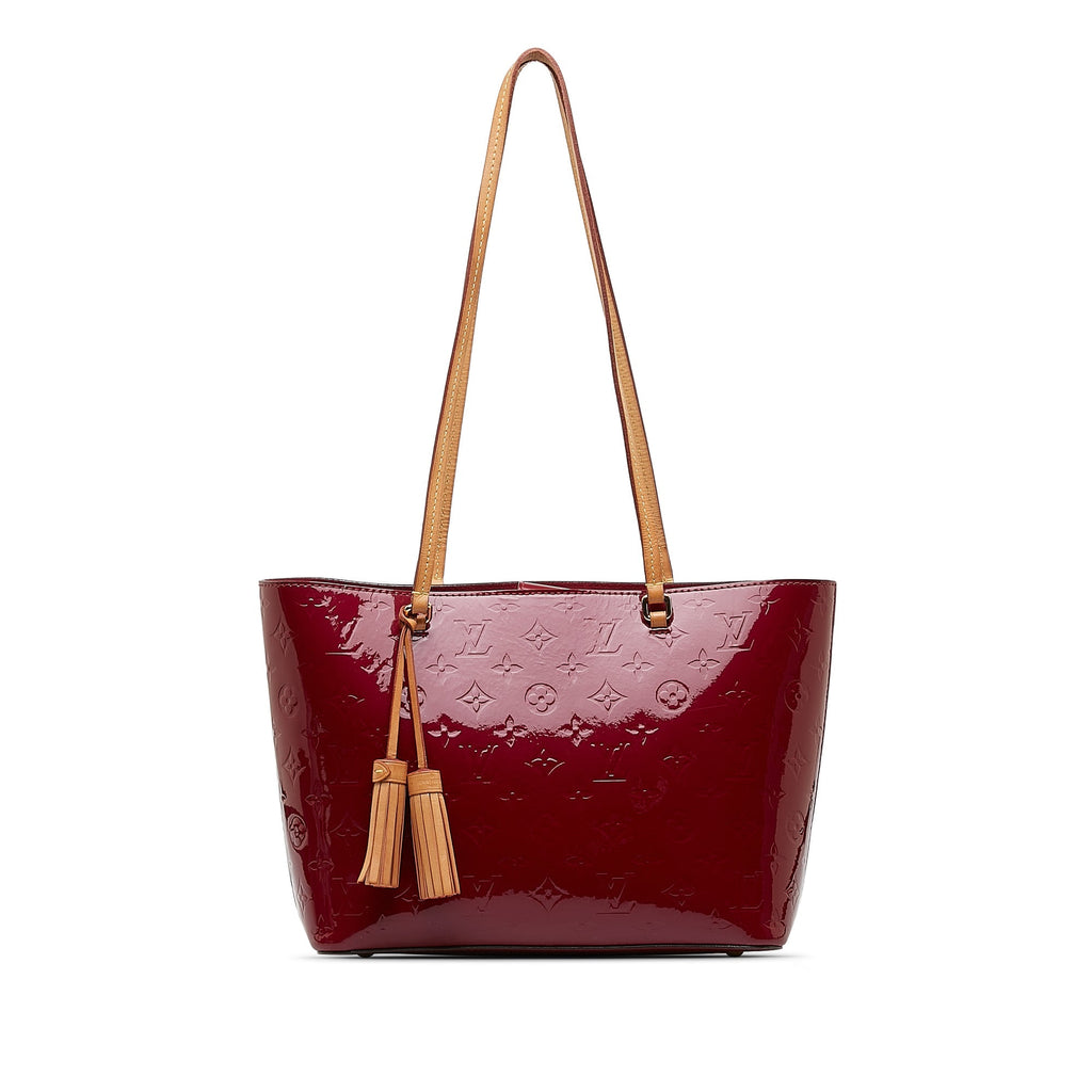 Purple Louis Vuitton Monogram Vernis Long Beach PM Shoulder Bag