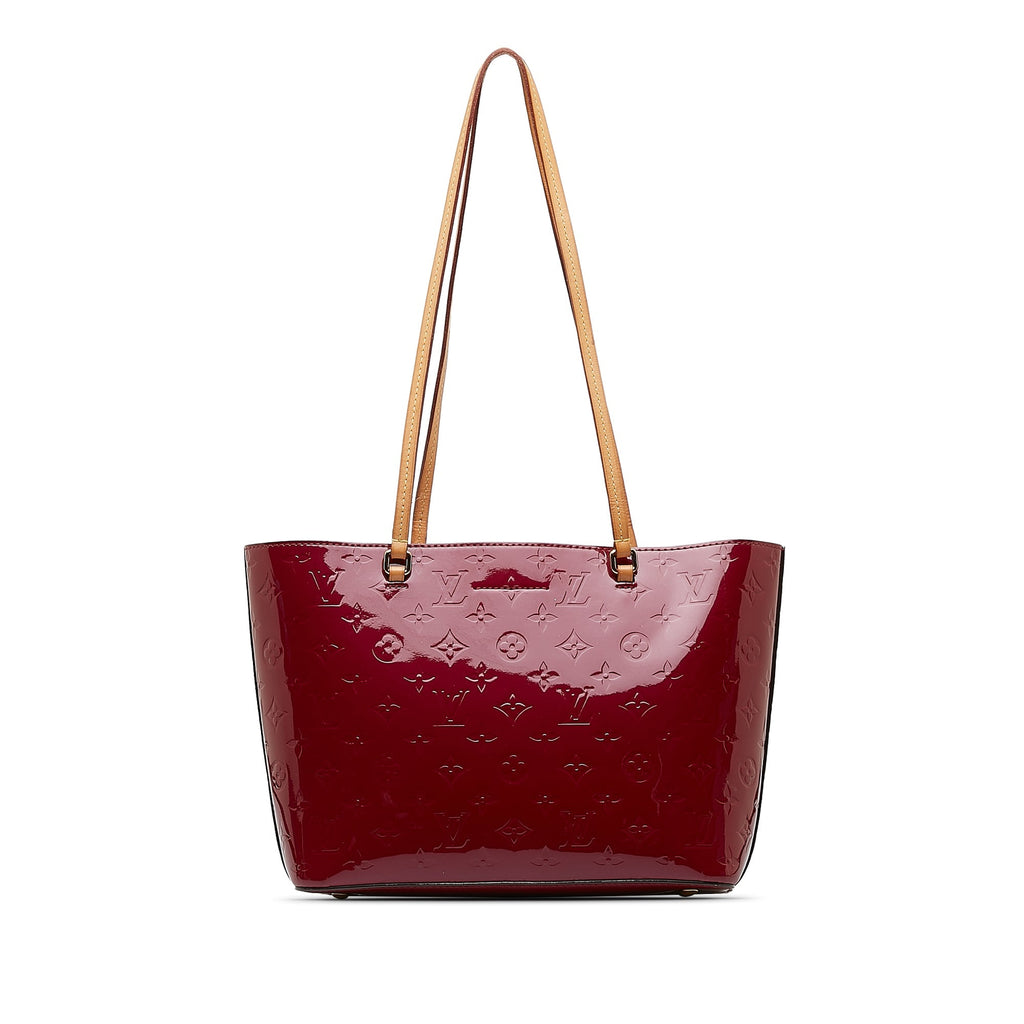 Purple Louis Vuitton Monogram Vernis Long Beach PM Shoulder Bag