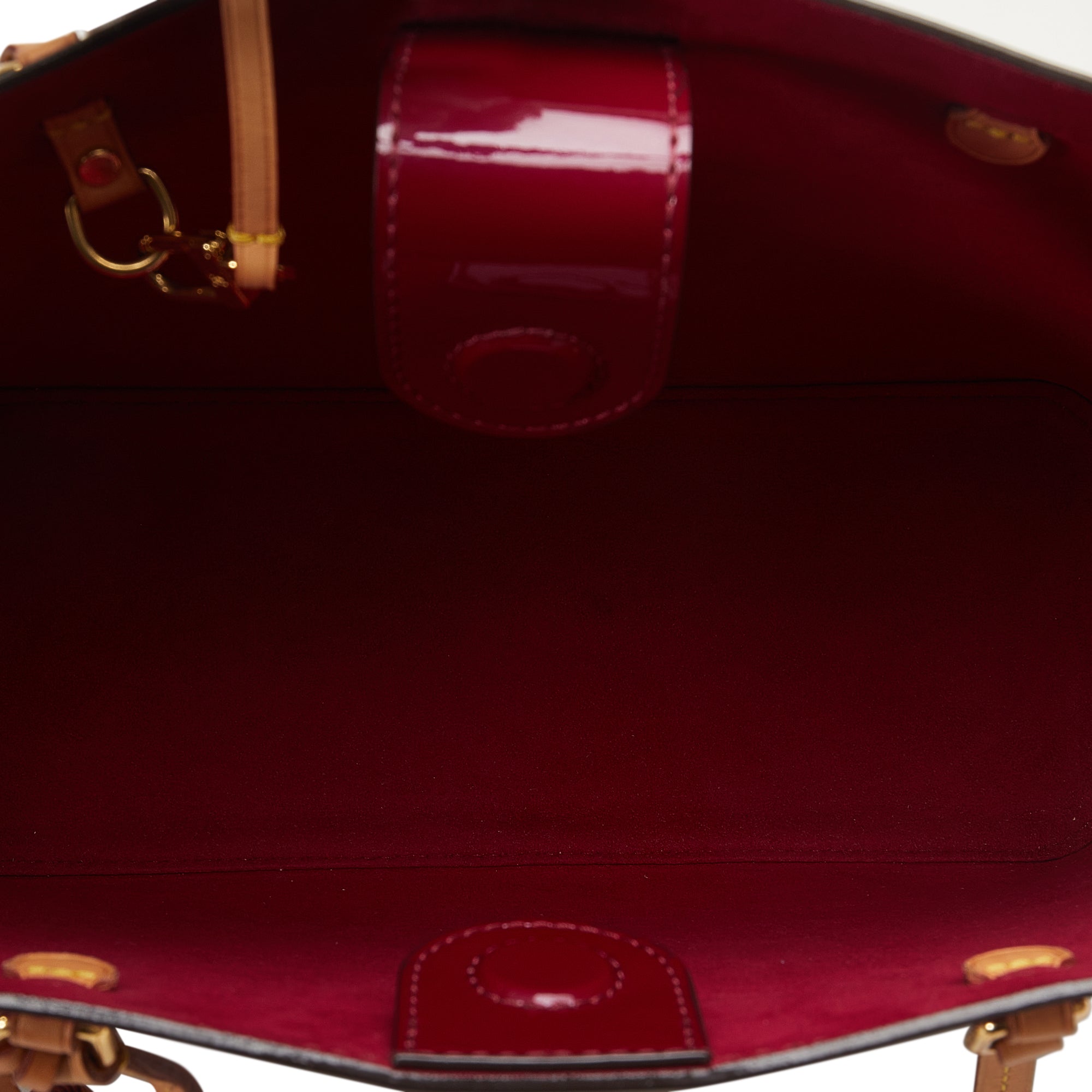 Purple Louis Vuitton Monogram Vernis Long Beach PM Shoulder Bag